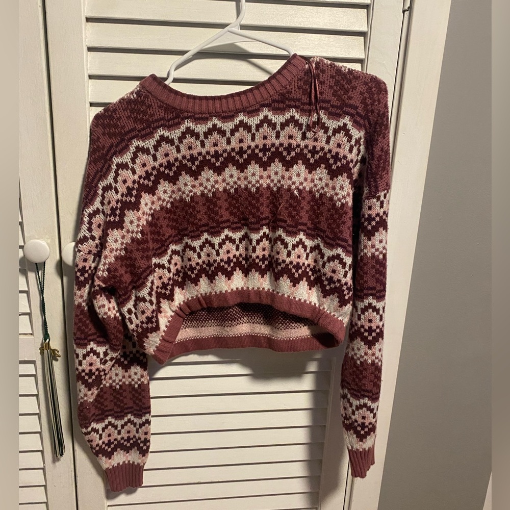 Comfy crop top crewneck